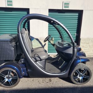 Used 2002 GEM Car e2 Electric 2-Seater Golf Cart | Deep Navy Blue