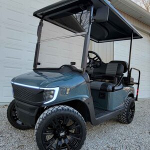 Used 2017 E-Z-GO RXV Gas 4-Seater Golf Cart | Seafoam Green