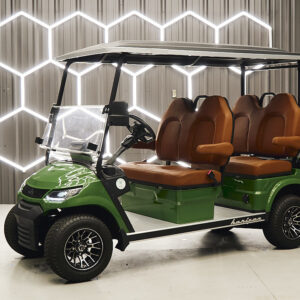 2026 Advanced EV Horizon 4F Green 4-Passenger Lithium Golf Cart