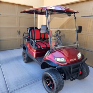 Used 2022 ICON i40L Lifted 4-Seater Electric Golf Cart