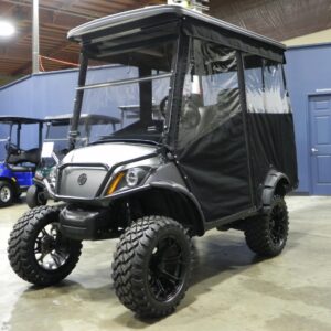 Refurbished 2022 Yamaha Drive 4-Passenger Lithium Golf Cart front view
